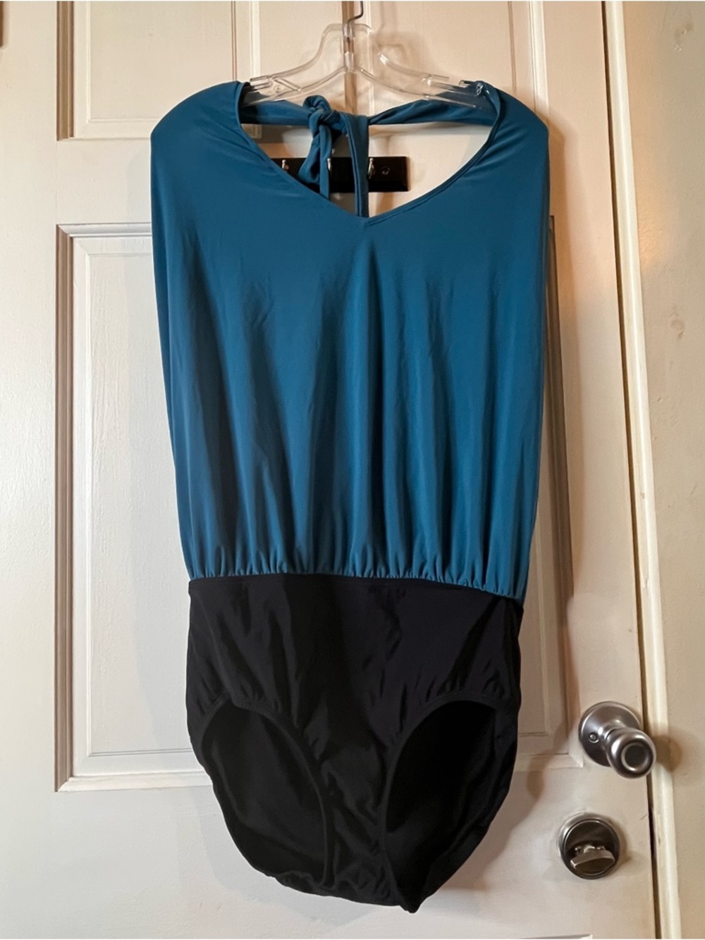 VENUS Teal and Black One-Piece Swimsuit